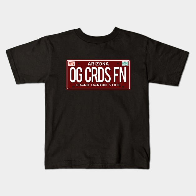 OG CARDS FAN Kids T-Shirt by LunaGFXD